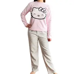 HELLO KITTY - Pijama Micropolar Mujer