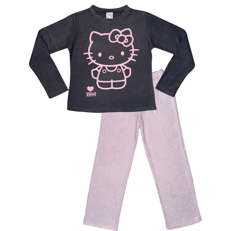HELLO KITTY - Pijama Micropolar Mujer Hello Kitty