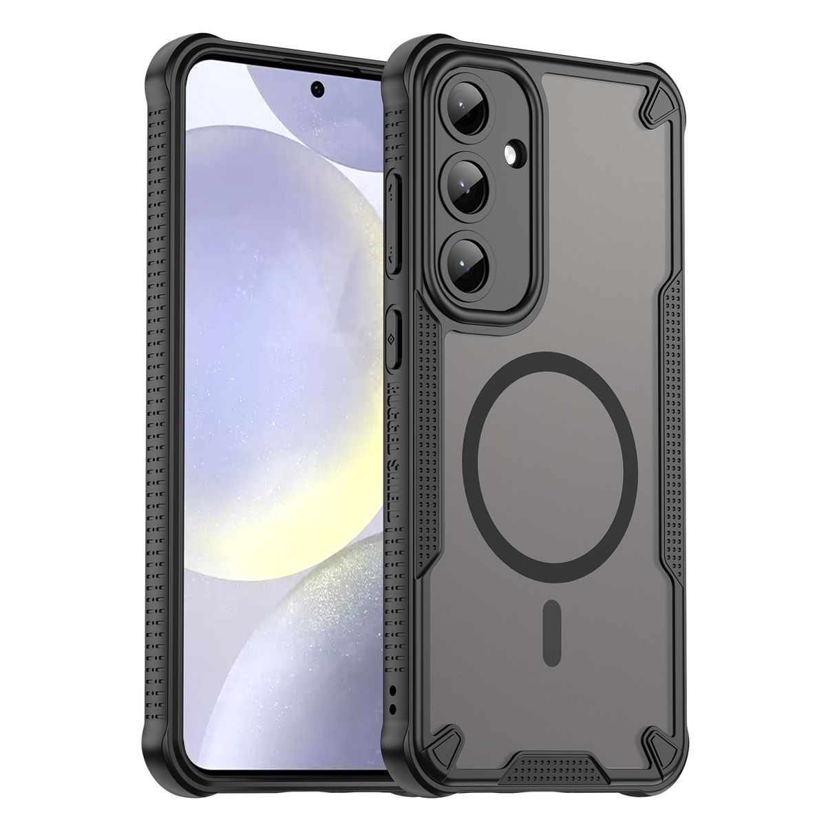 GENERICO - Funda Reforza Carga Magnética Para Samsung Galaxy A56 5G Negro