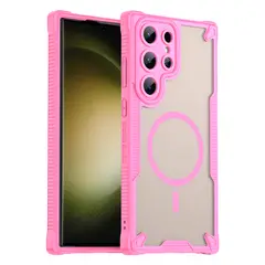 GENERICO - Funda Reforza Carga Magnética Para Samsung Galaxy S24 Ultra Rosa