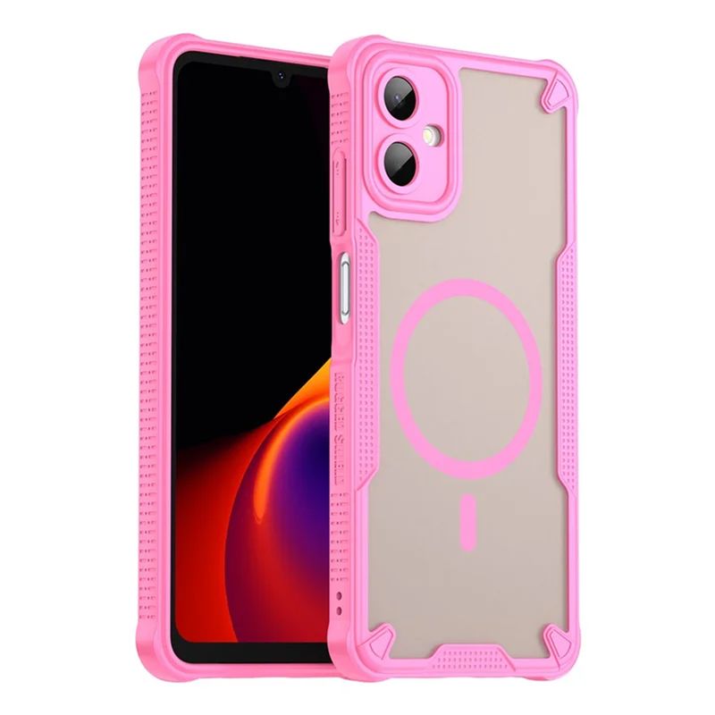 GENERICO - Funda Reforza Carga Magnética Para Samsung Galaxy A06 Normal Rosa