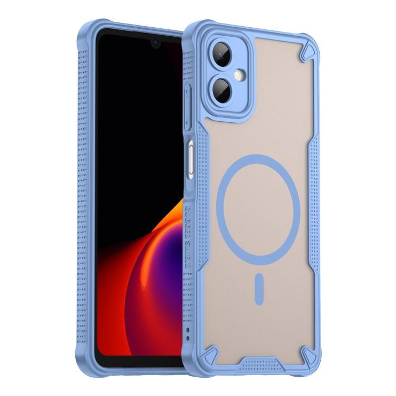 GENERICO - Funda Reforza Carga Magnética Para Samsung Galaxy A06 Azul Claro