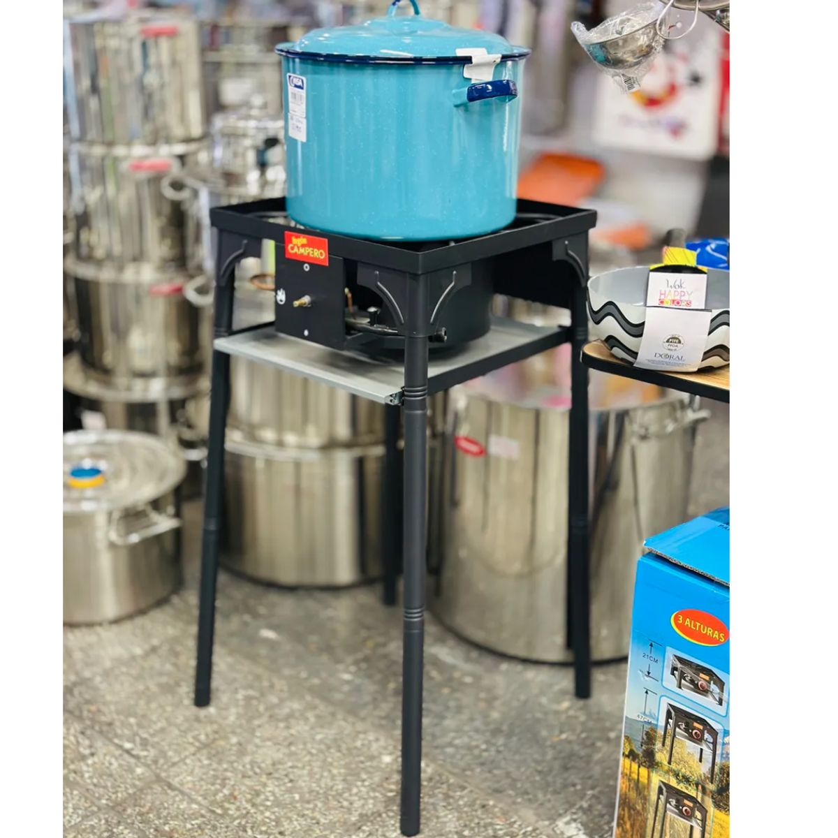 CAMPER - Fogon Campero a Gas 3 Alturas
