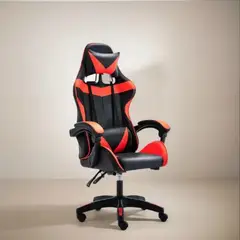 GENERICO - Silla Gamer De Cuero Reclinable Ergonómica Escritorio