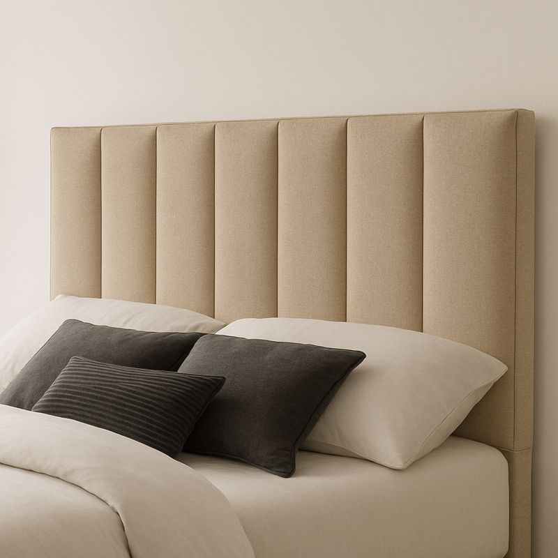 GENERICO - Respaldo De Cama 2 Plazas Turín Beige