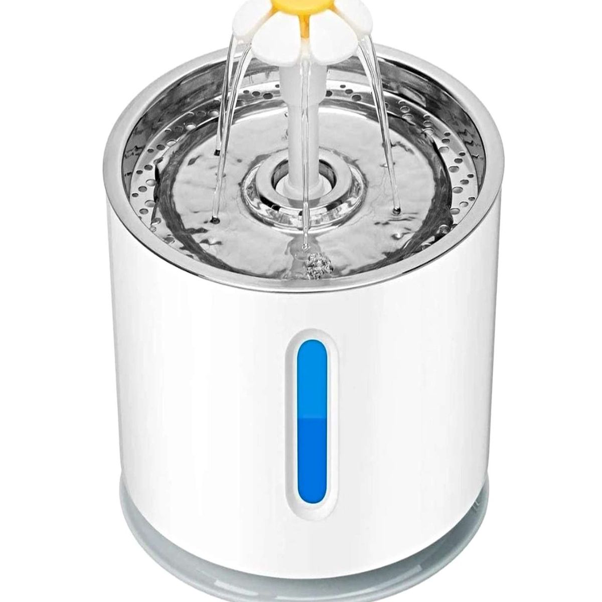 GENERICO - Bebedero Mascota Acero Inoxidable Plato Metal