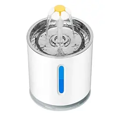 GENERICO - Bebedero Mascota Acero Inoxidable Plato Metal