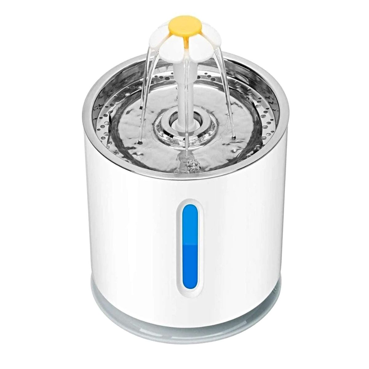 GENERICO - Bebedero Mascota Acero Inoxidable Plato Metal