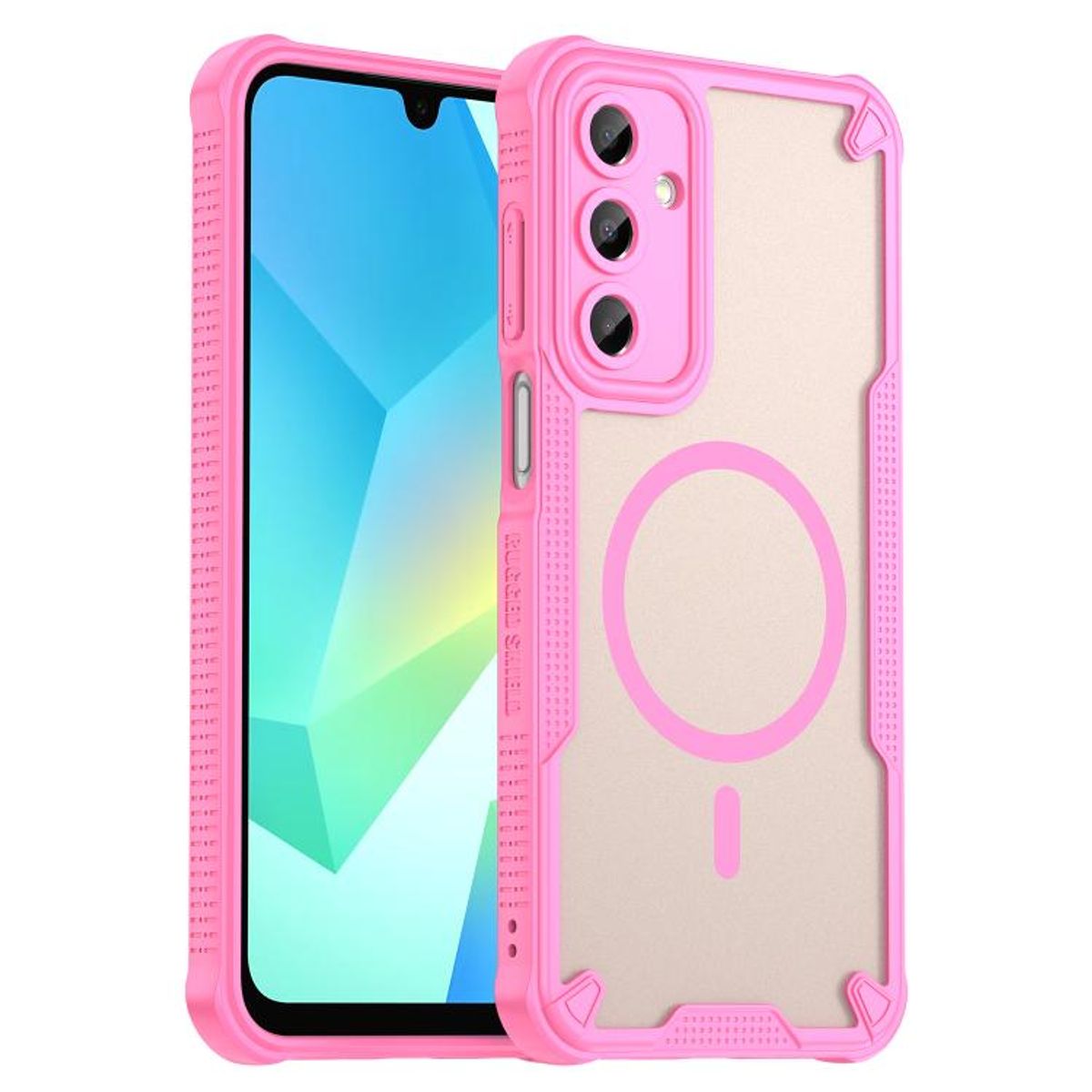 GENERICO - Funda Reforza Carga Magnética Para Samsung Galaxy A16 4G y 5G Rosa