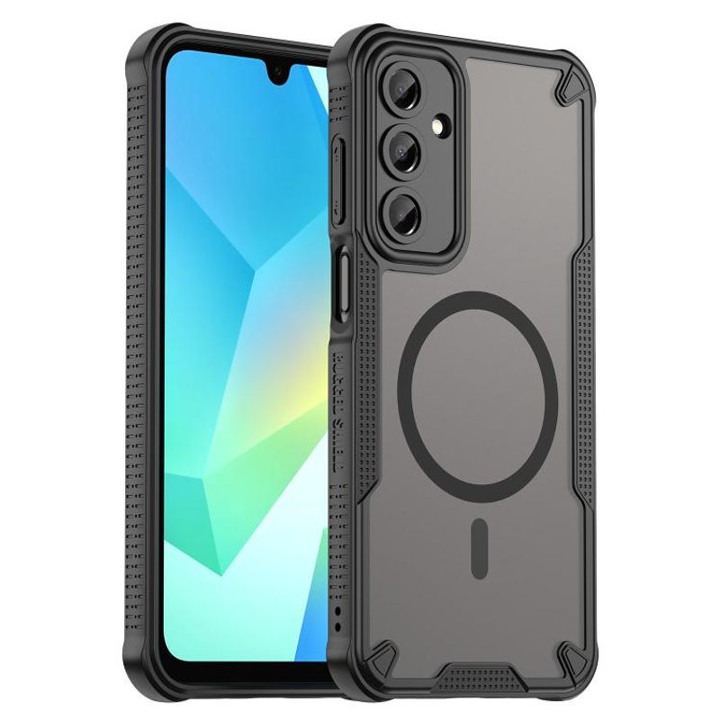 GENERICO - Funda Reforza Carga Magnética Para Samsung Galaxy A16 4G y 5G Negro