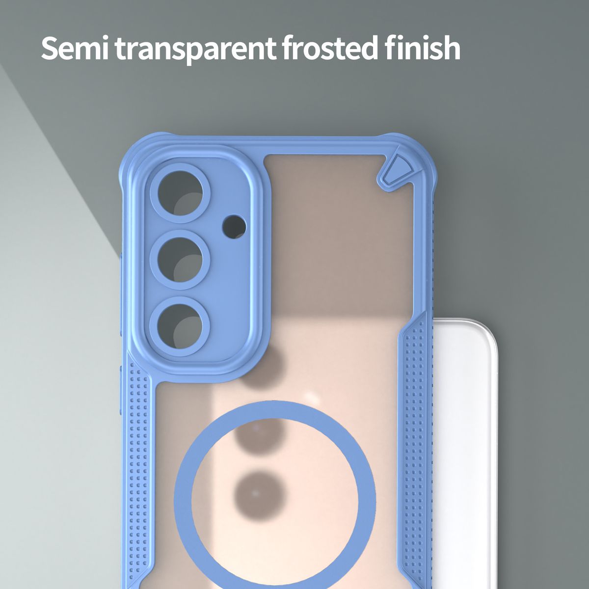GENERICO - Funda Reforza Carga Magnética Para Samsung Galaxy S24 FE Azul Claro