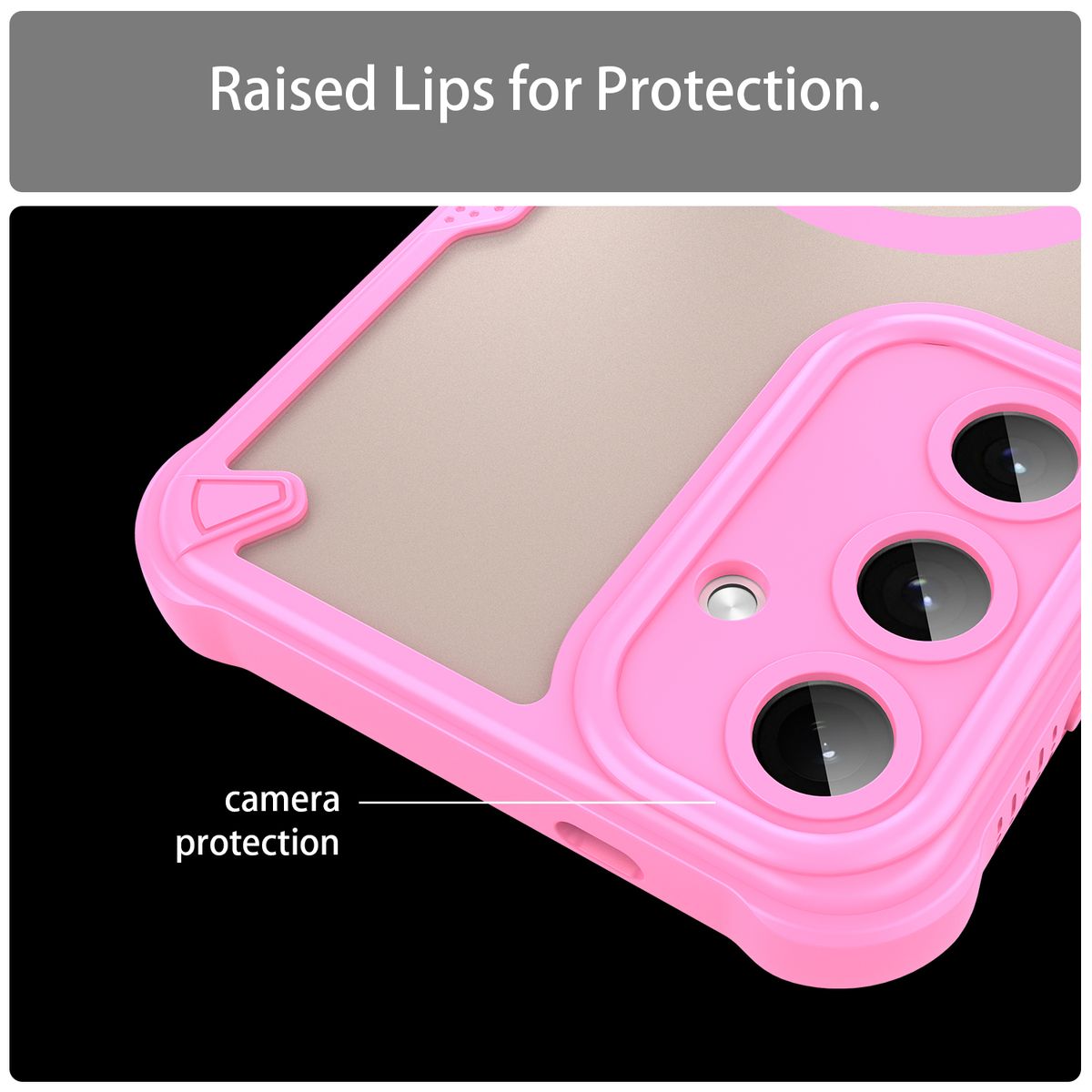 GENERICO - Funda Reforza Carga Magnética Para Samsung Galaxy S24 FE Rosa