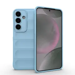 GENERICO - Carcasa para Samsung S25 Robusta Proteccion Camara - Celeste