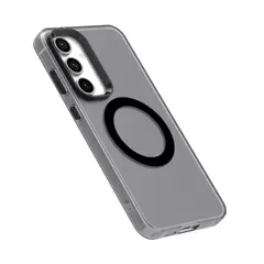 GENERICO - Carcasa para Samsung S23 Compatible Carga Magnética Mate - Negro