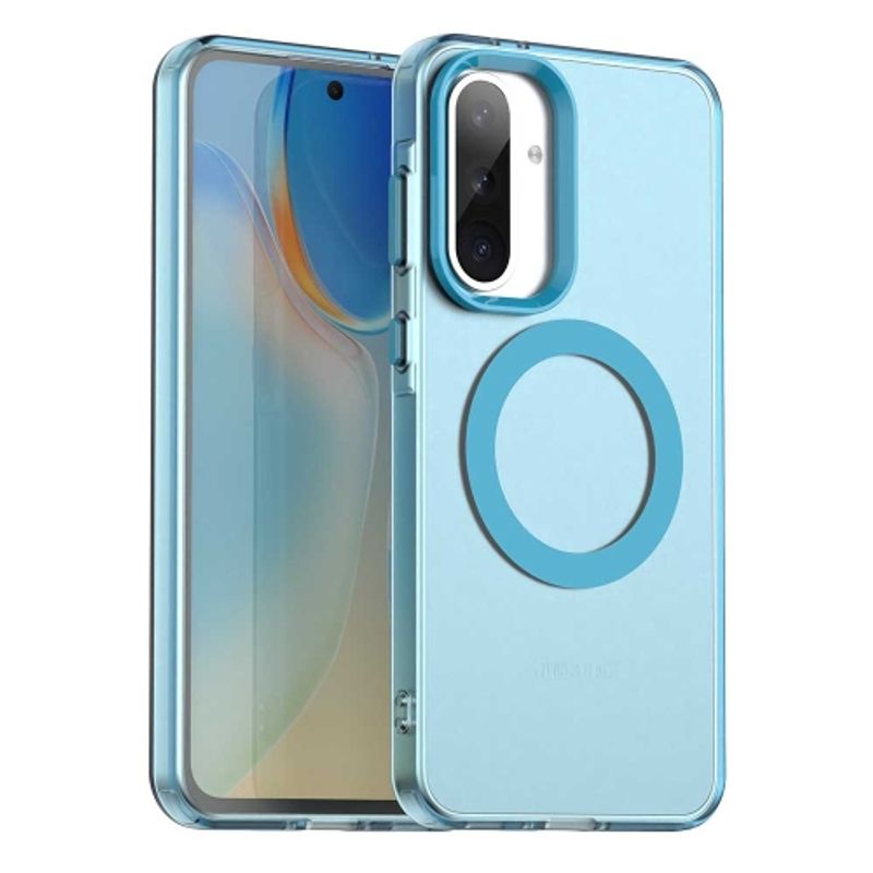 GENERICO - Carcasa para Samsung A56 5G Compatible Carga Magnética - Celeste
