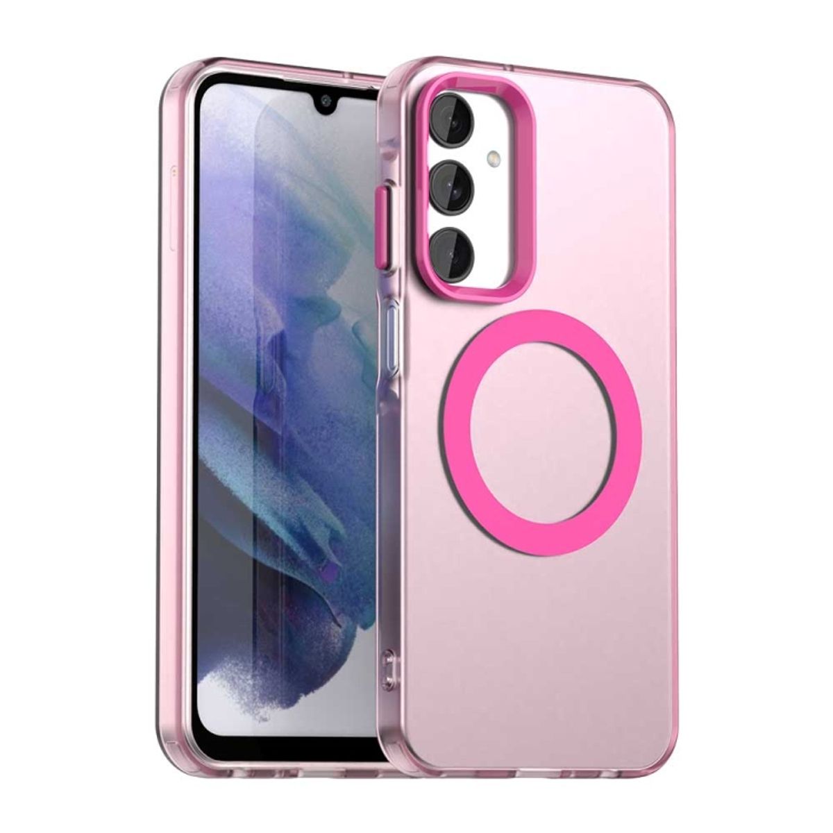GENERICO - Carcasa para Samsung A26 5G Compatible Carga Magnética - Rosa