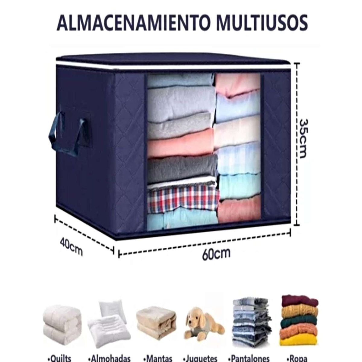 GENERICO - Organizador Bolsas Almacenamiento Ropa Pack 3 Hogar