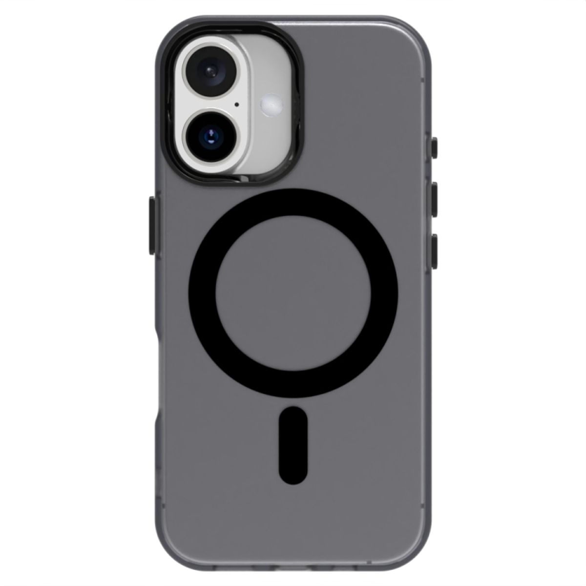 GENERICO - Carcasa para iPhone 16 Compatible Carga Magnética - Negro