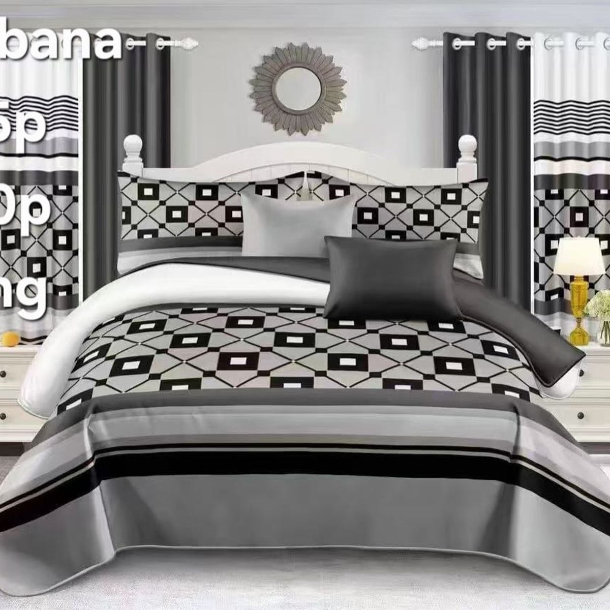 GENERICO - sabana estampada 1plaza y media + funda de almohada