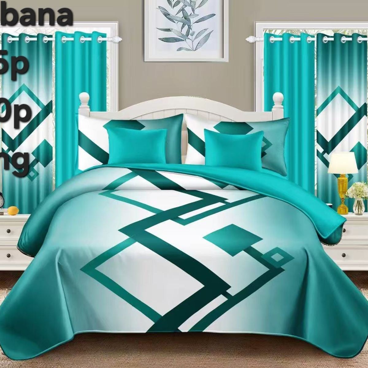 GENERICO - sabana estampada 1plaza y media + funda de almohada