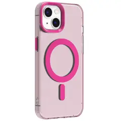 GENERICO - Carcasa para iPhone 13 Compatible Carga Magnética - Rosa