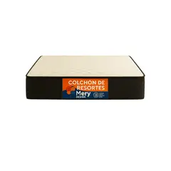 GENERICO - Colchon 2P Espuma y Resorte 150x190