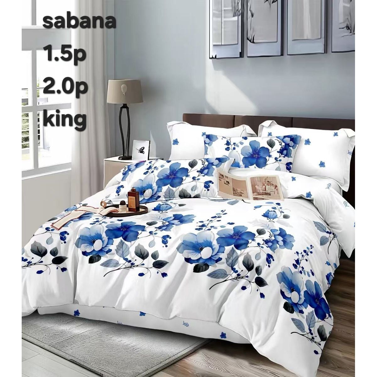 GENERICO - sabana 2p estampada+2 fundas de almohada