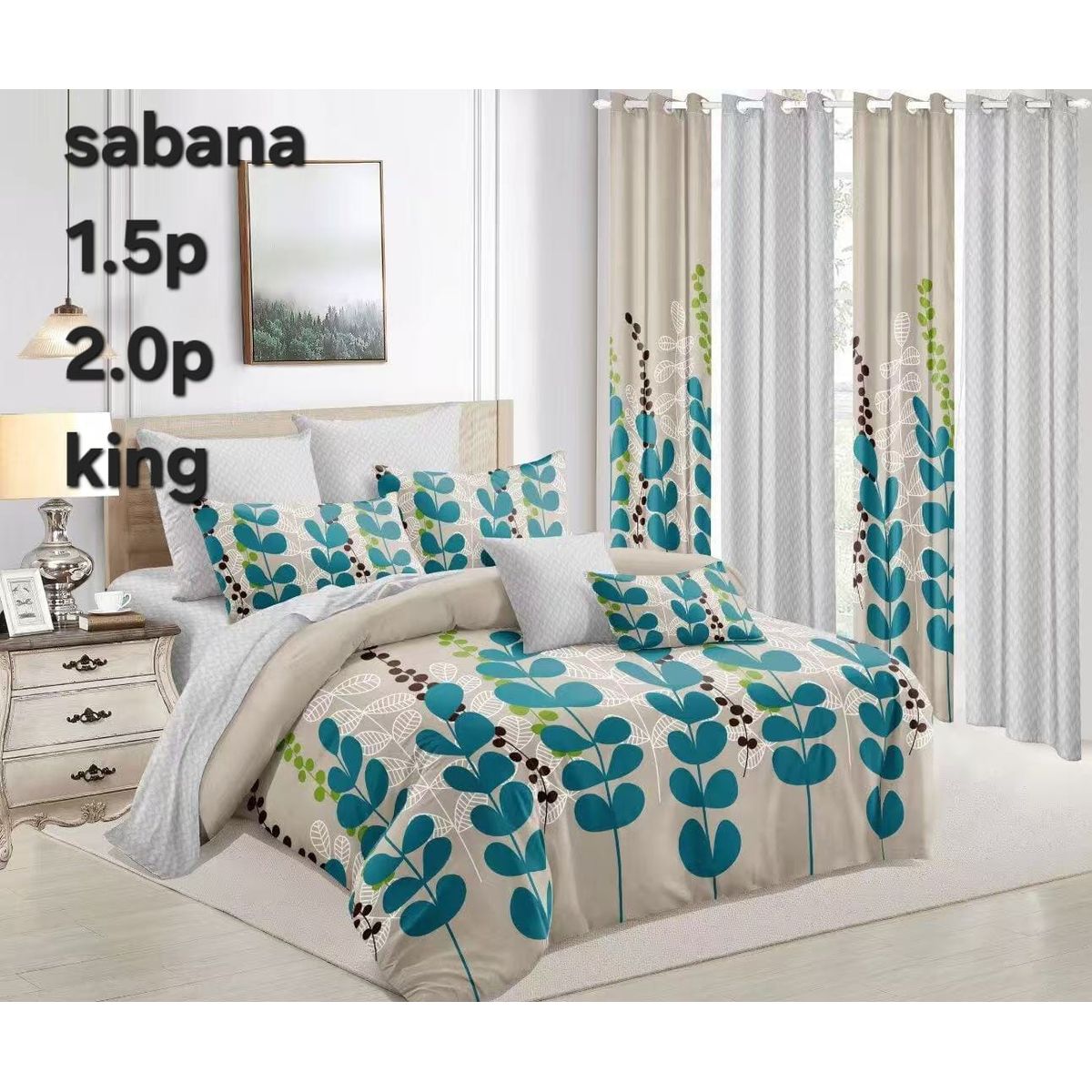 GENERICO - sabana 2p estampada+2 fundas de almohada