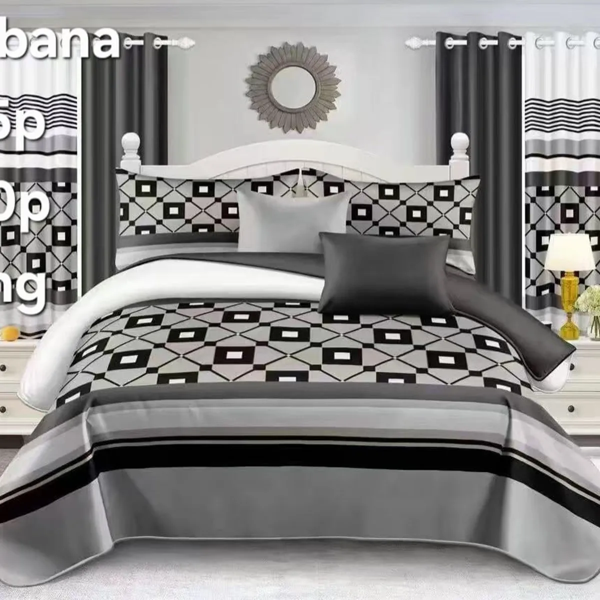 GENERICO - sabana 2p estampada+2 fundas de almohada
