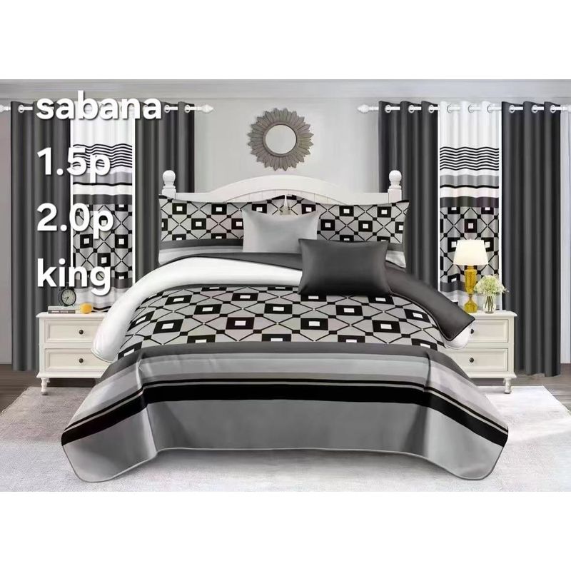 GENERICO - sabana 2p estampada+2 fundas de almohada