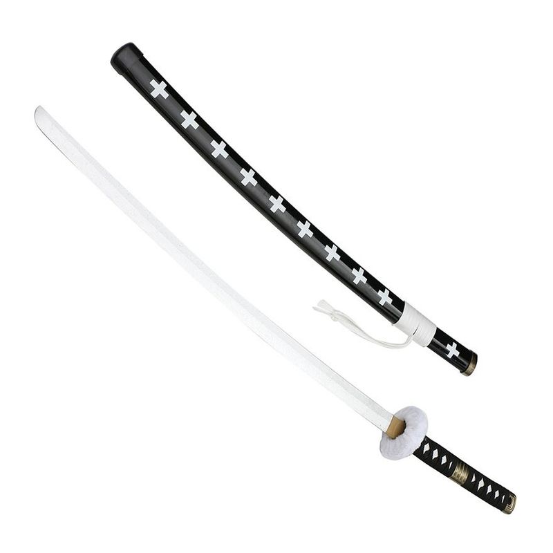ZG JOYAS - Espada Katana One Piece Kikoku Cosplay Law Madera Calidad
