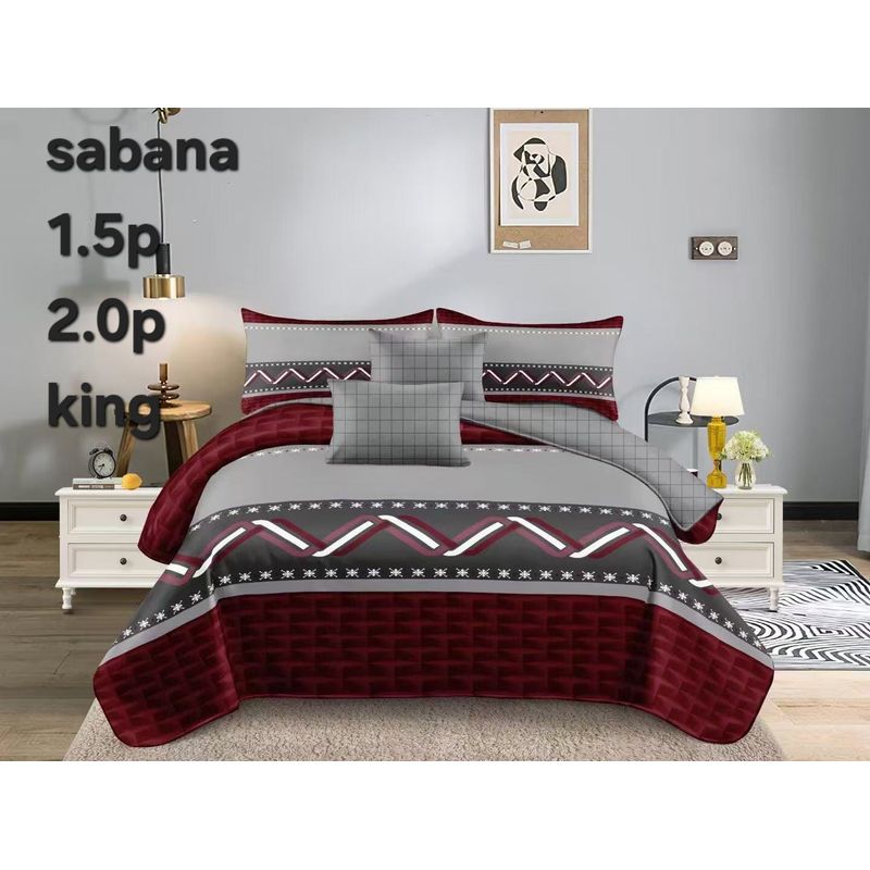 GENERICO - sabana 2p estampada+2 fundas de almohada