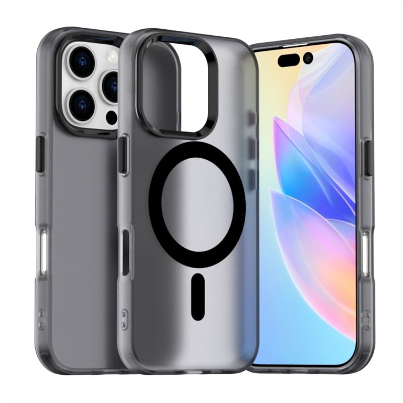 GENERICO - Carcasa para iPhone 16 Pro Max Compatible Carga Magnética - Negro