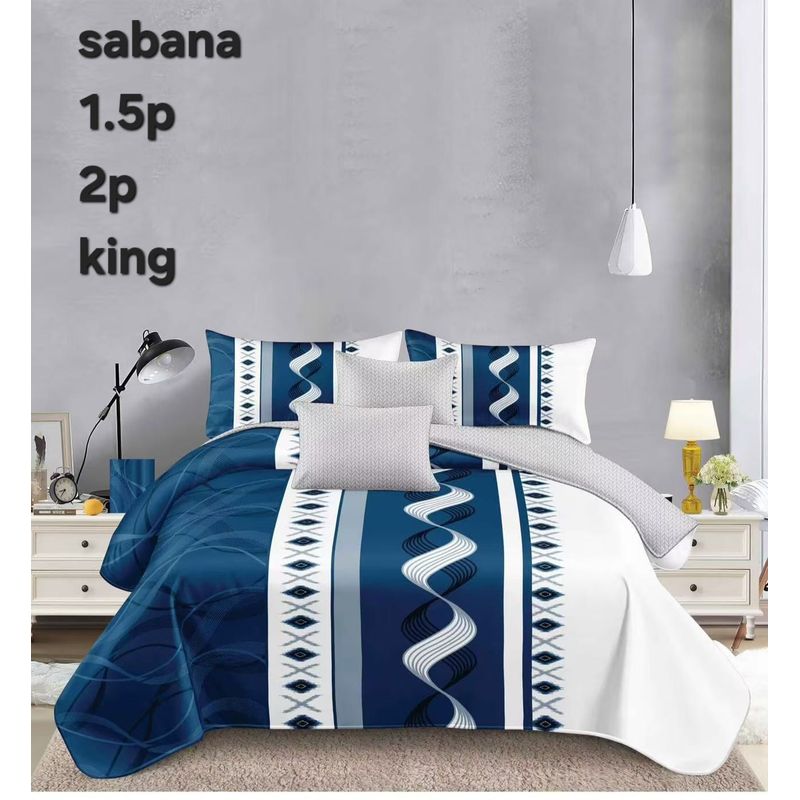 GENERICO - sabana 2p estampada+2 fundas de almohada
