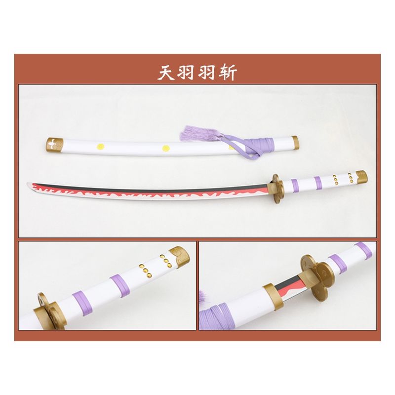 ZG JOYAS - Espada Katana One Piece Ame no Habakiri Cosplay Oden Madera