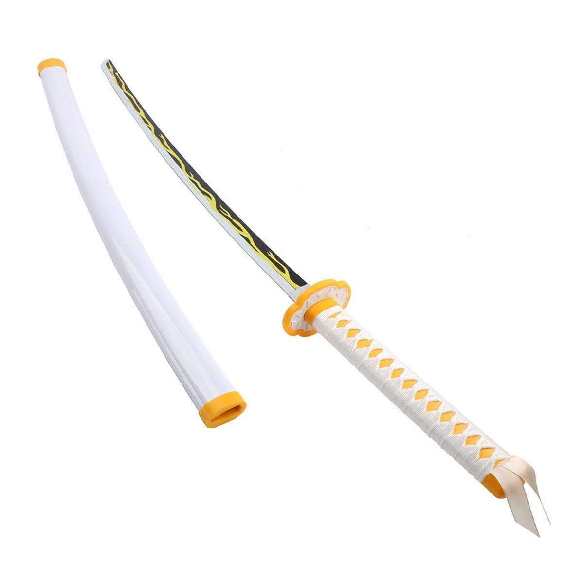 ZG STORE - Katana Acero Zenitsu Agatsuma Kimetsu No Yaiba Demon Slayer