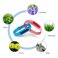 MOVI - Set de 4 Pulseras Repelente de Moquitos y Zancudos