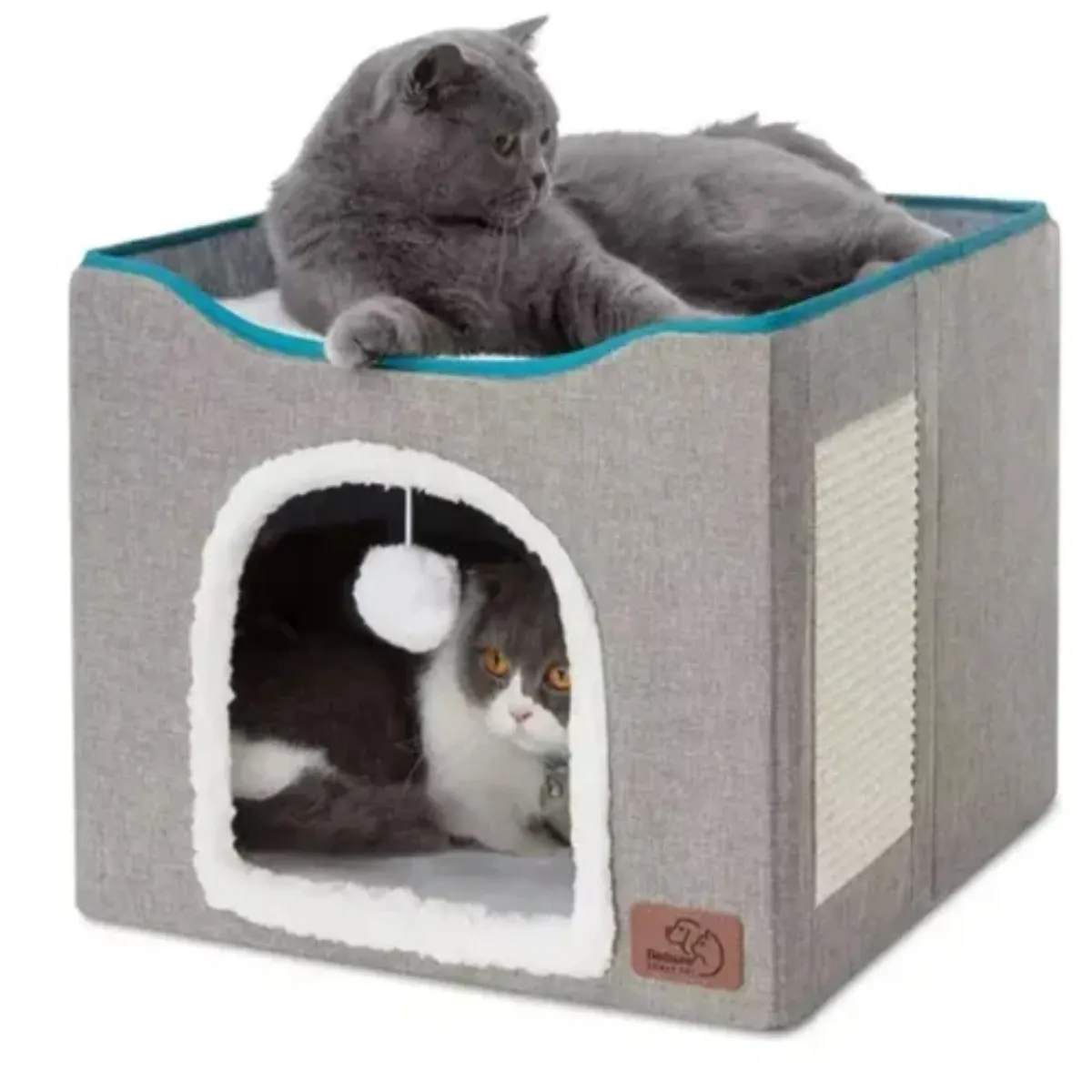 GENERICO - Cama Casa Iglu Para Mascotas Gato Y Perro Pequeño