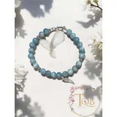 GENERICO - Pulsera Larimar plata 925