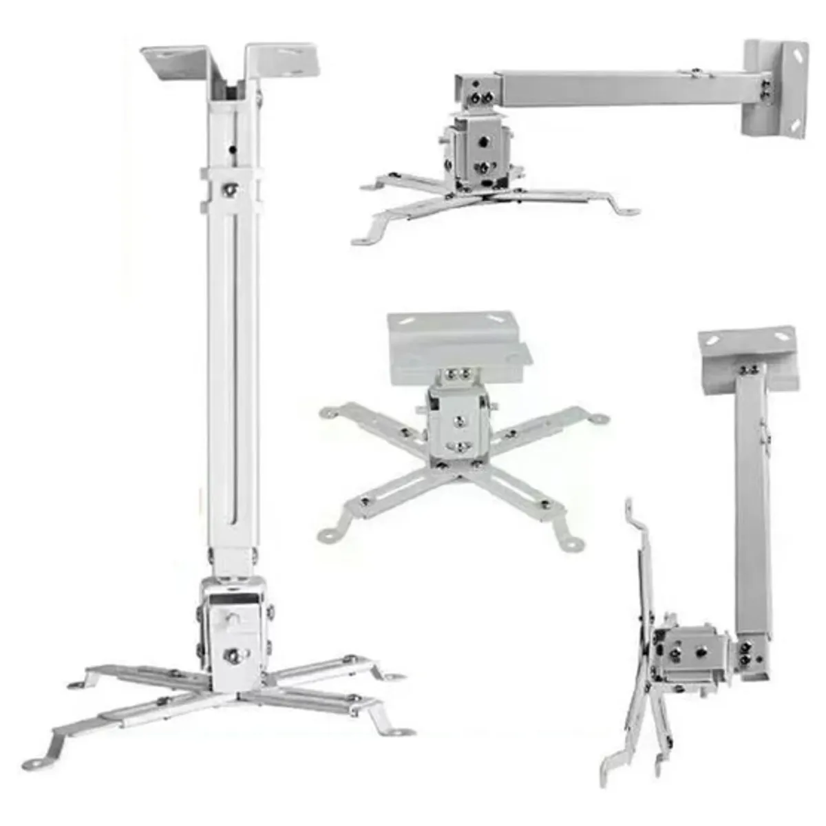 GENERICO - Soporte Proyector Techo Extensible Metal 30 A 60cm