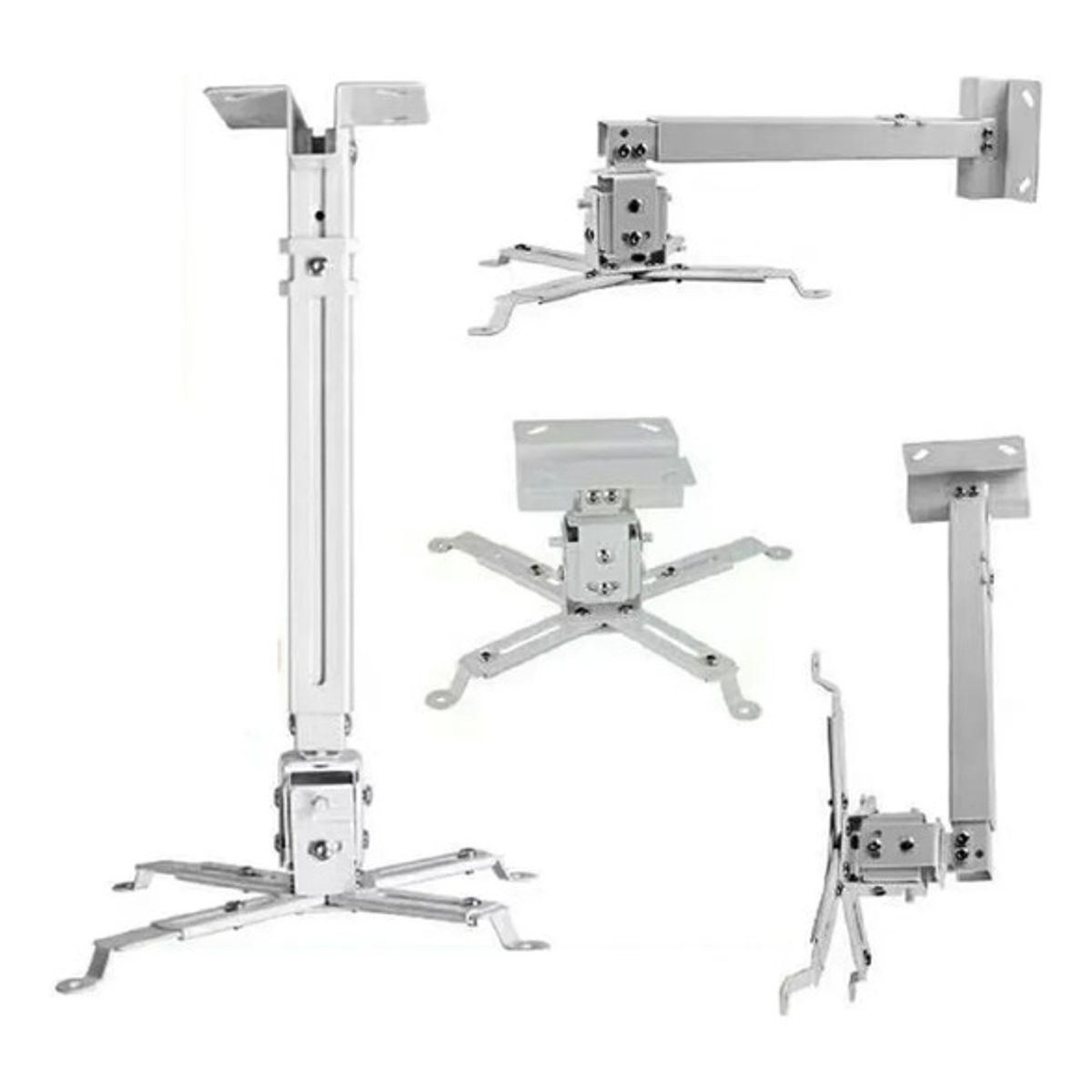 GENERICO - Soporte Proyector Techo Extensible Metal 30 A 60cm