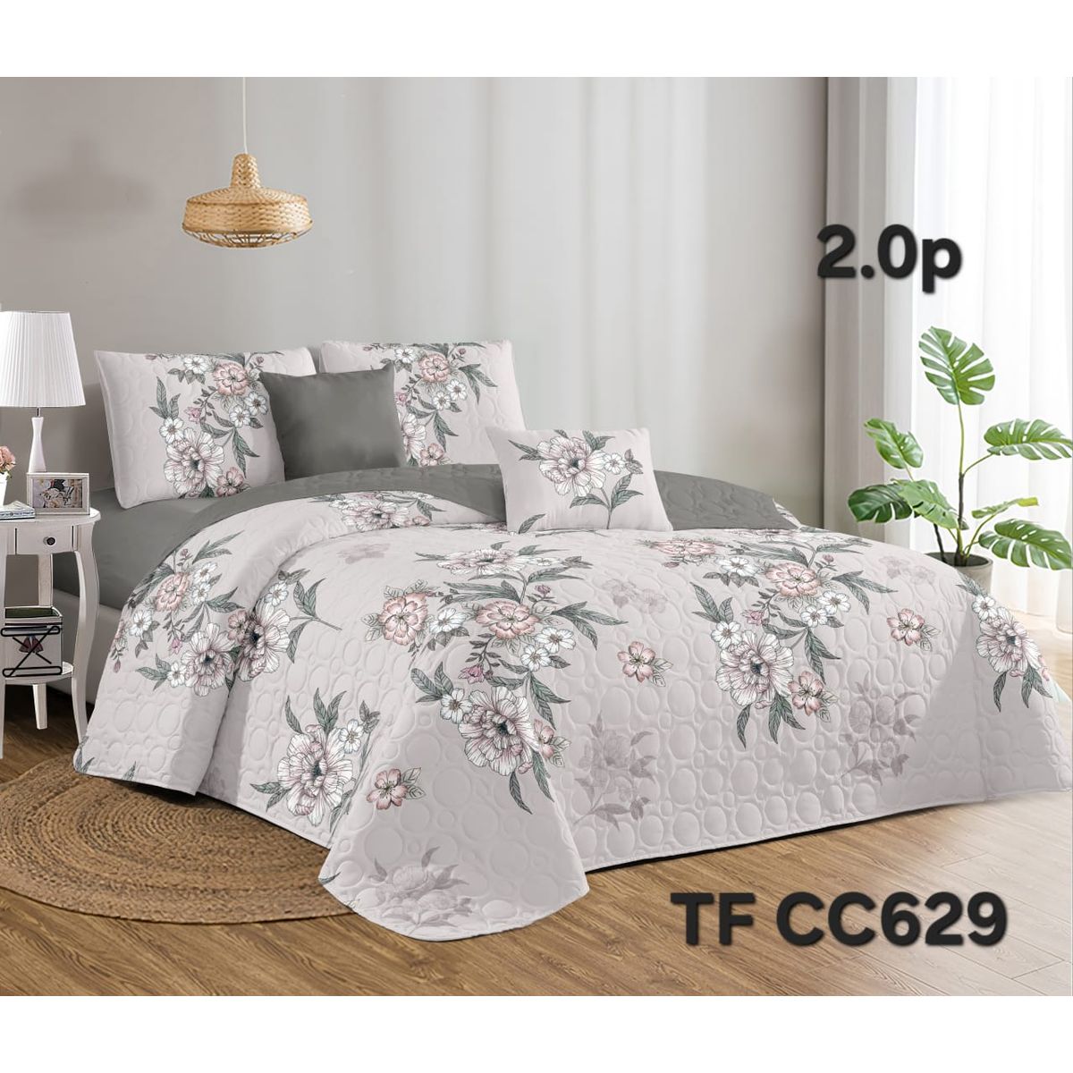 GENERICO - cubrecamas  quilt verano 2plazas 230x250
