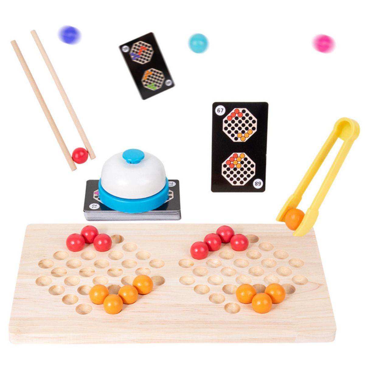 ABC - Juego de Clasificación de Canicas  Desafío Montessori