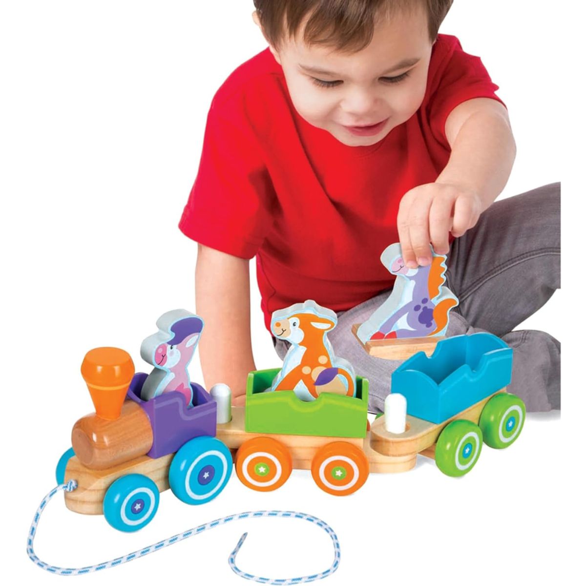 ABC - Trencito de Madera con Animalitos Juguete Educativo