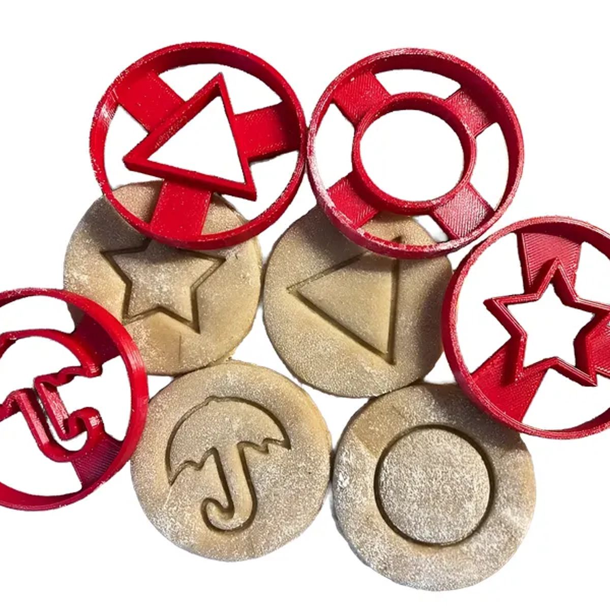 GENERICO - Cortador De Galletas Juego Del Calamar - (pack 4 Unidades)