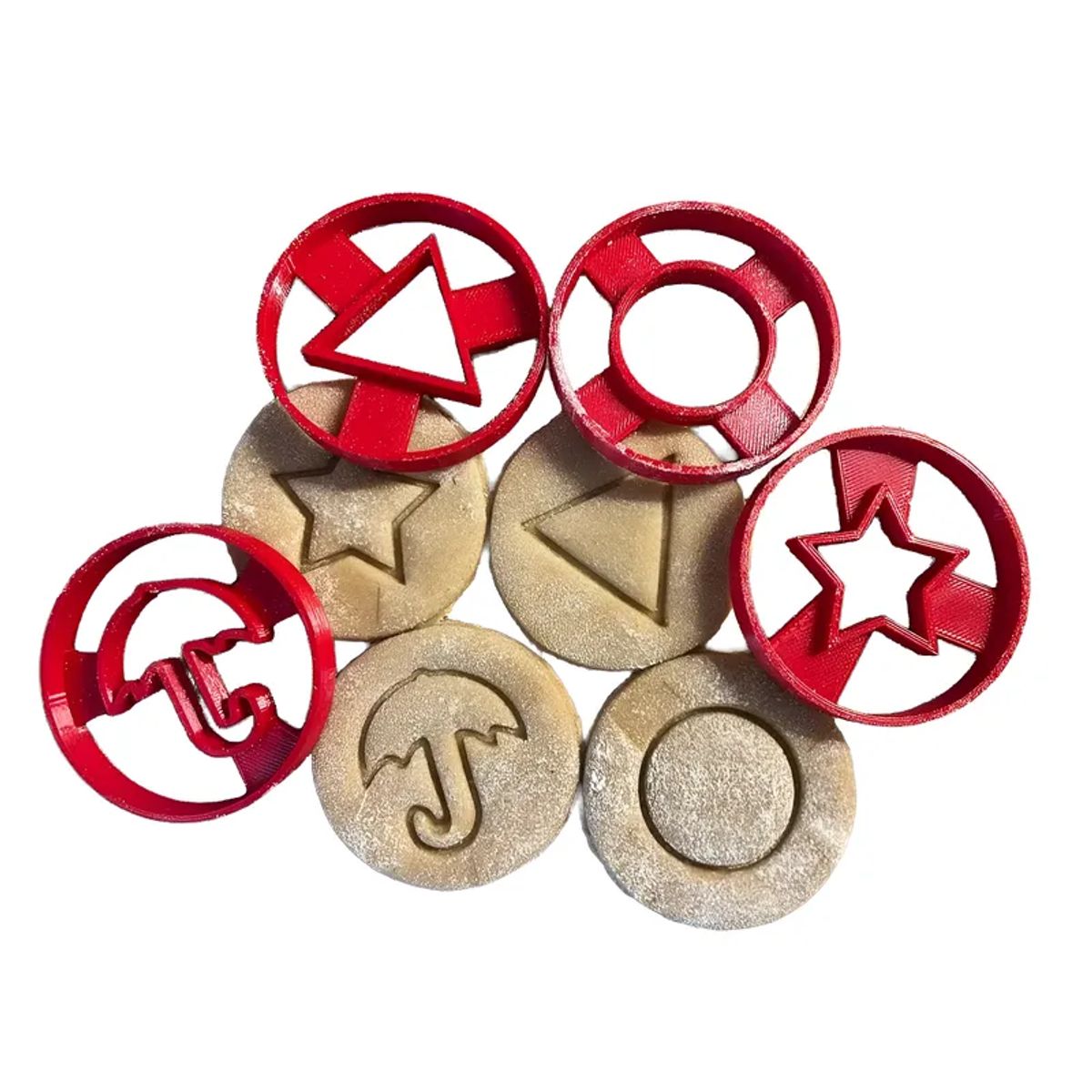 GENERICO - Cortador De Galletas Juego Del Calamar - (pack 4 Unidades)