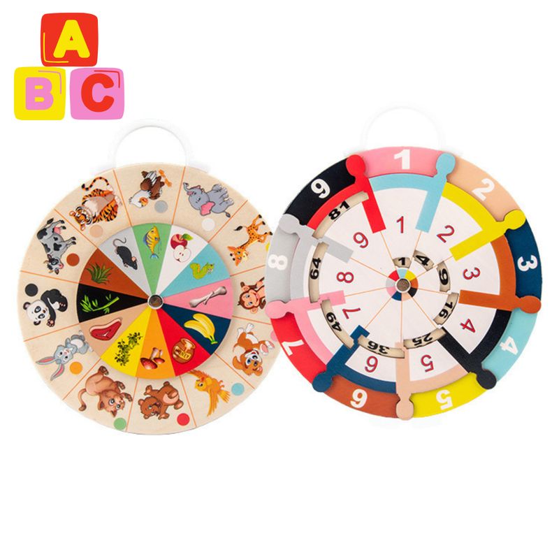 ABC - Juego Doble de Lanzamiento y Memoria  Animales y Números