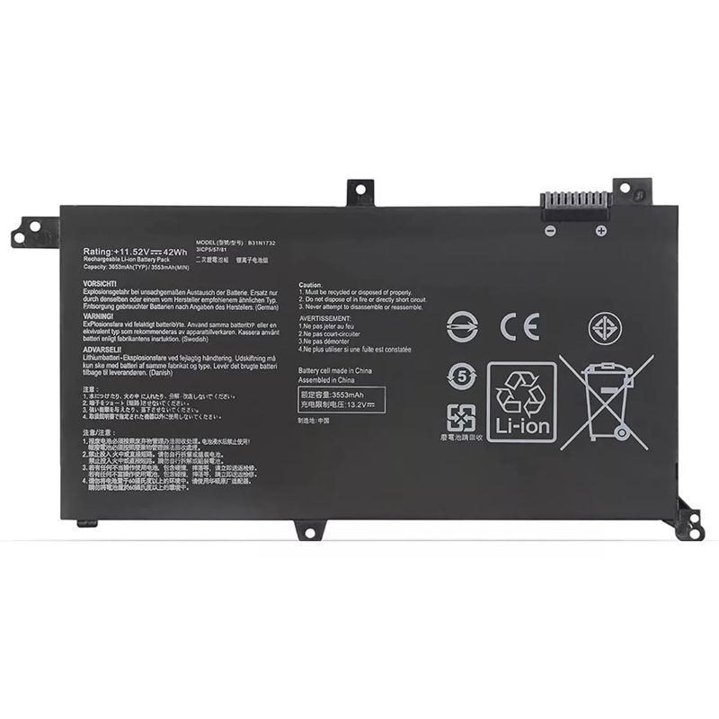 OEM - Bateria ASUS B31N1732 para X430UF-1A X430UF-1E y X430UN-1A