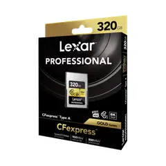 LEXAR - Memoria Cfexpress Tipo A Gold 320gb 900mbs 8k