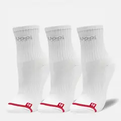 LIPPI - Calcetín Logo Pack Short Blanco